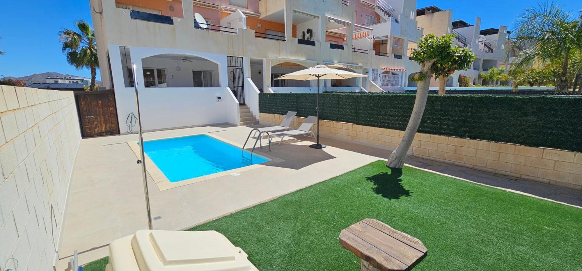 Homes Of Spain, Apartamentos Paraiso Vera Playa, Fatu Hiva, Bajo A Con Piscina Privada En Jardin Privado, Primera Linea De Playa, Wifi Екстер'єр фото