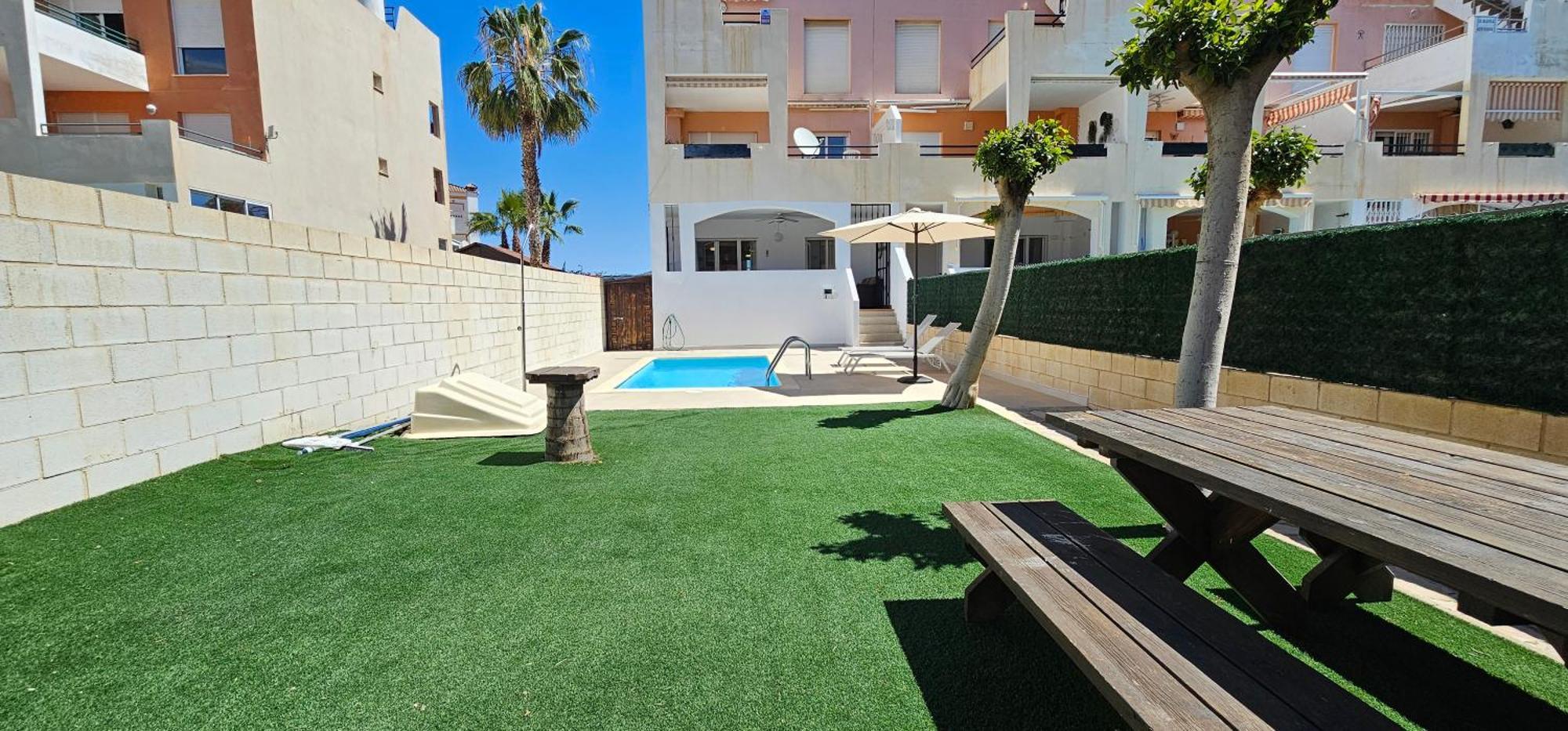 Homes Of Spain, Apartamentos Paraiso Vera Playa, Fatu Hiva, Bajo A Con Piscina Privada En Jardin Privado, Primera Linea De Playa, Wifi Екстер'єр фото